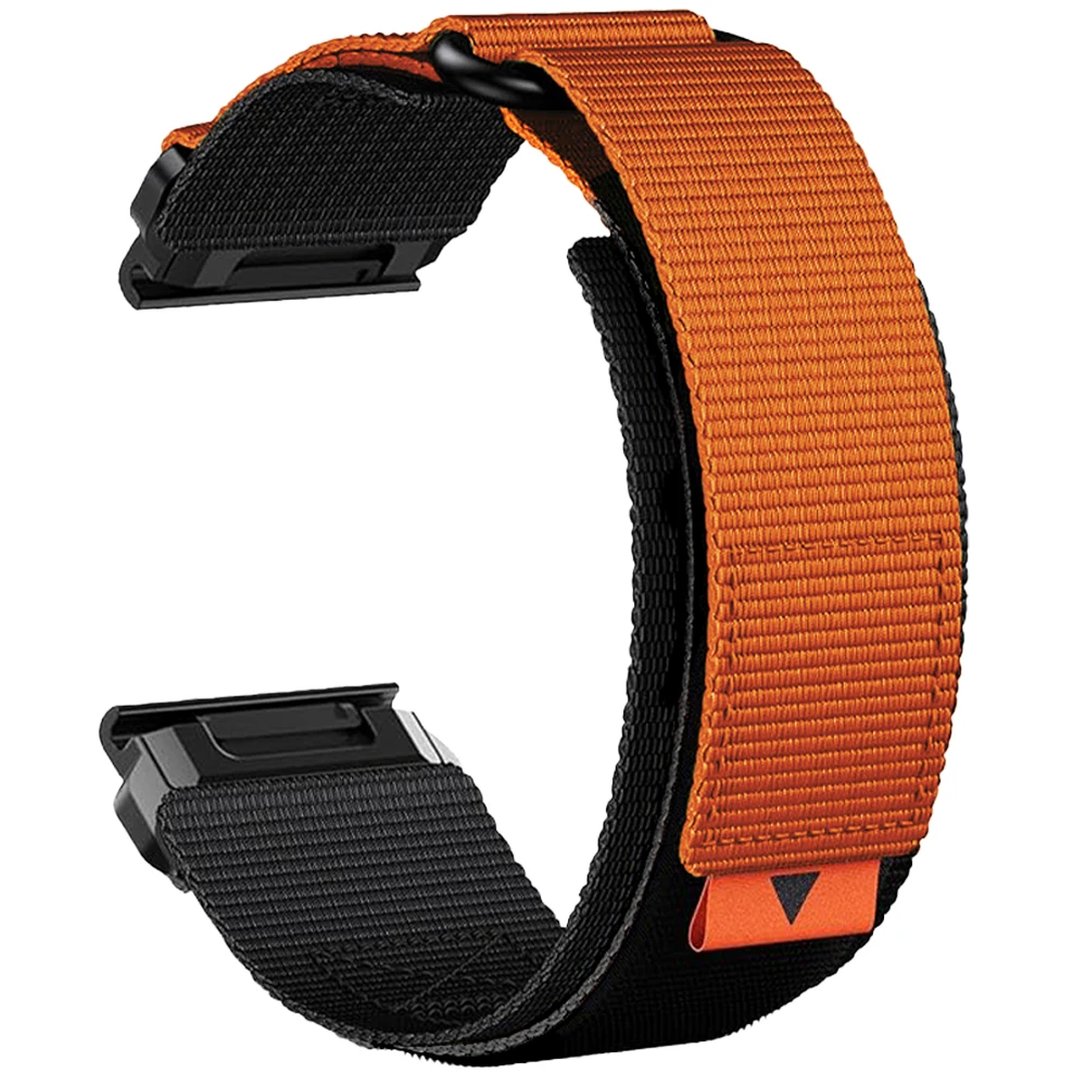 22mm 26mm Nylon Watch Strap For Garmin Fenix 8 7 7X Pro 6 6X 5 Tactix 8/Instinct 3 E QuickFit Band Forerunner 955 965 Bracelet