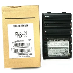 YAESU 라디오 FT-270R FT-60R 버텍스 VX-160 VX-168 VX-180 VX-210 VXA-220 VX-414 HX-370S FNB-83, HX-270 Ni-MH 배터리, 1700mAh, 신제품