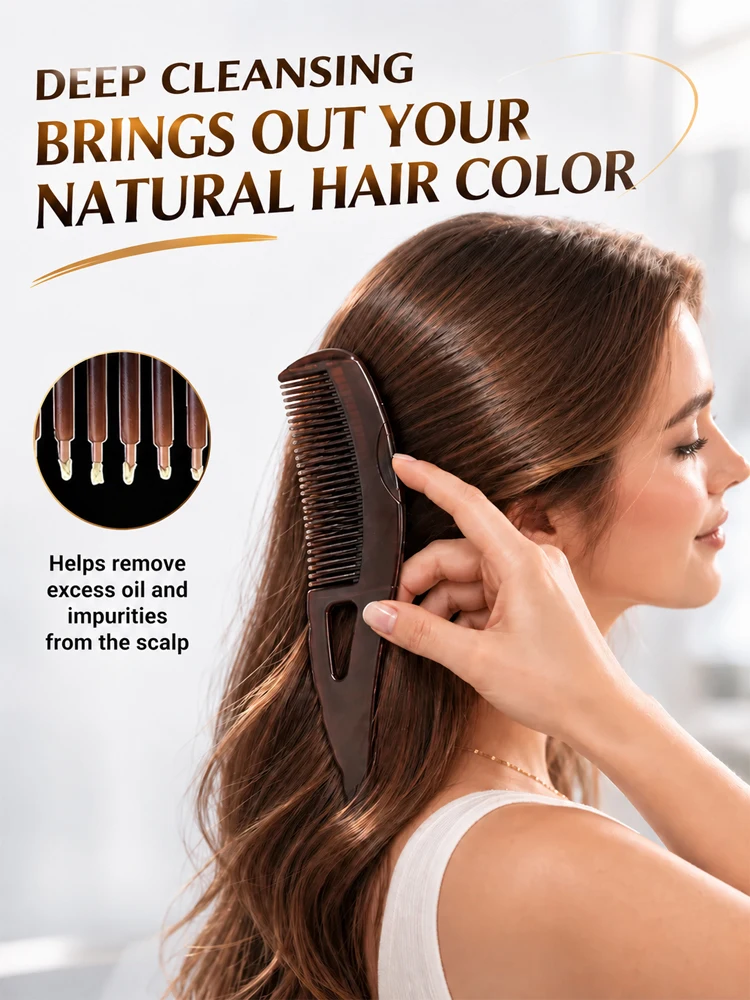 ヘアコーム-ふけ防止頭皮洗浄コーム-オイルヘッド-多機能ポータブルヘアコーム