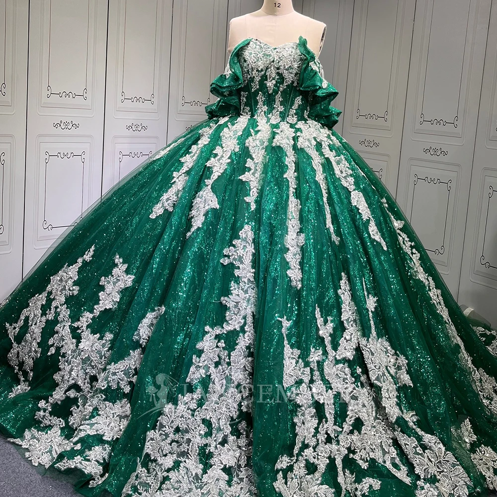 

Princess Scoop Beaded Quinceanera Dresses With Short Sleeve Ball Gown Sweet 16 15 Gown Lace Up Vestidos De Fiesta Customized