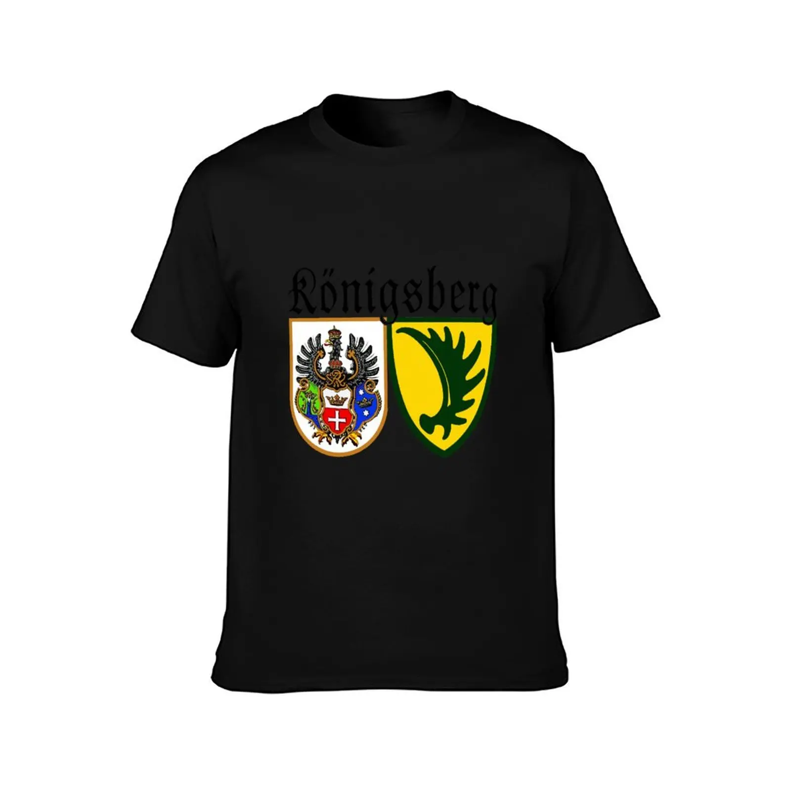 Konigberg and East Prussia; Coat of Arms; T-Shirt quick drying anime t shirts men t shirts high quality