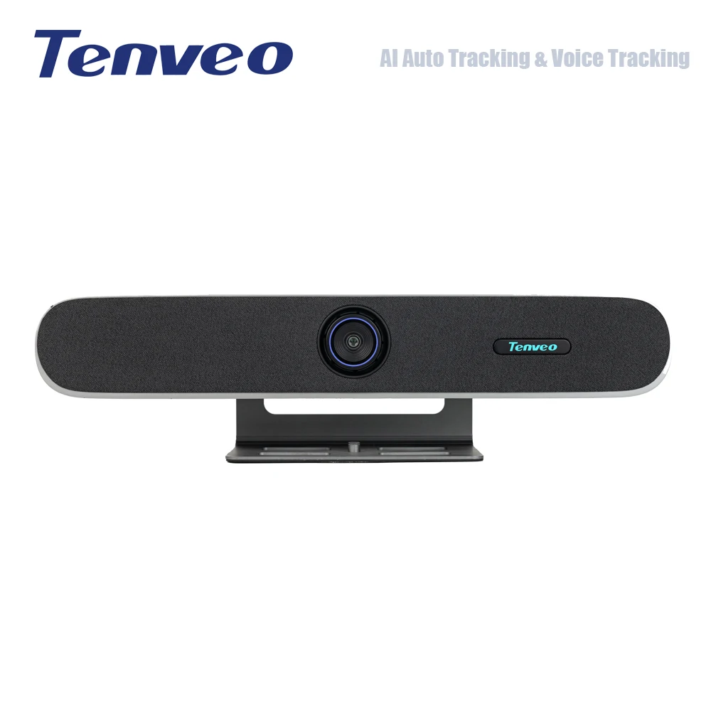 Tenveo Video Bar 4K Video Conference System 8 Microphones And Speaker With Auto Tracking And Voice Tracking USB+HDMI+LAN