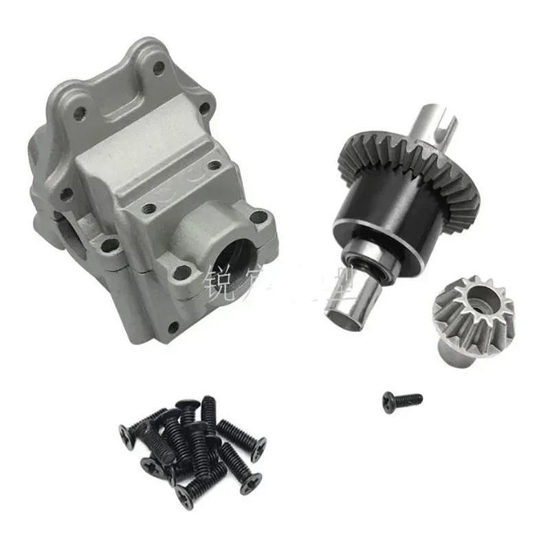 

WLtoys 144001 124019 124018 Обновление радиоуправляемого автомобиля Запасные части Металлический передний и задний корпус волновой коробки 144001-1254