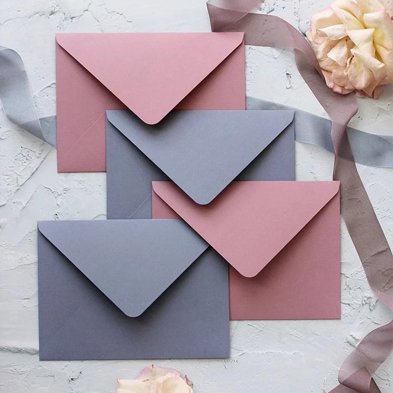 5PCS/Lot Simple Blank Paper Envelopes Wedding Invitation Business Envelope Gift DIY Decorative Supplies Envelope