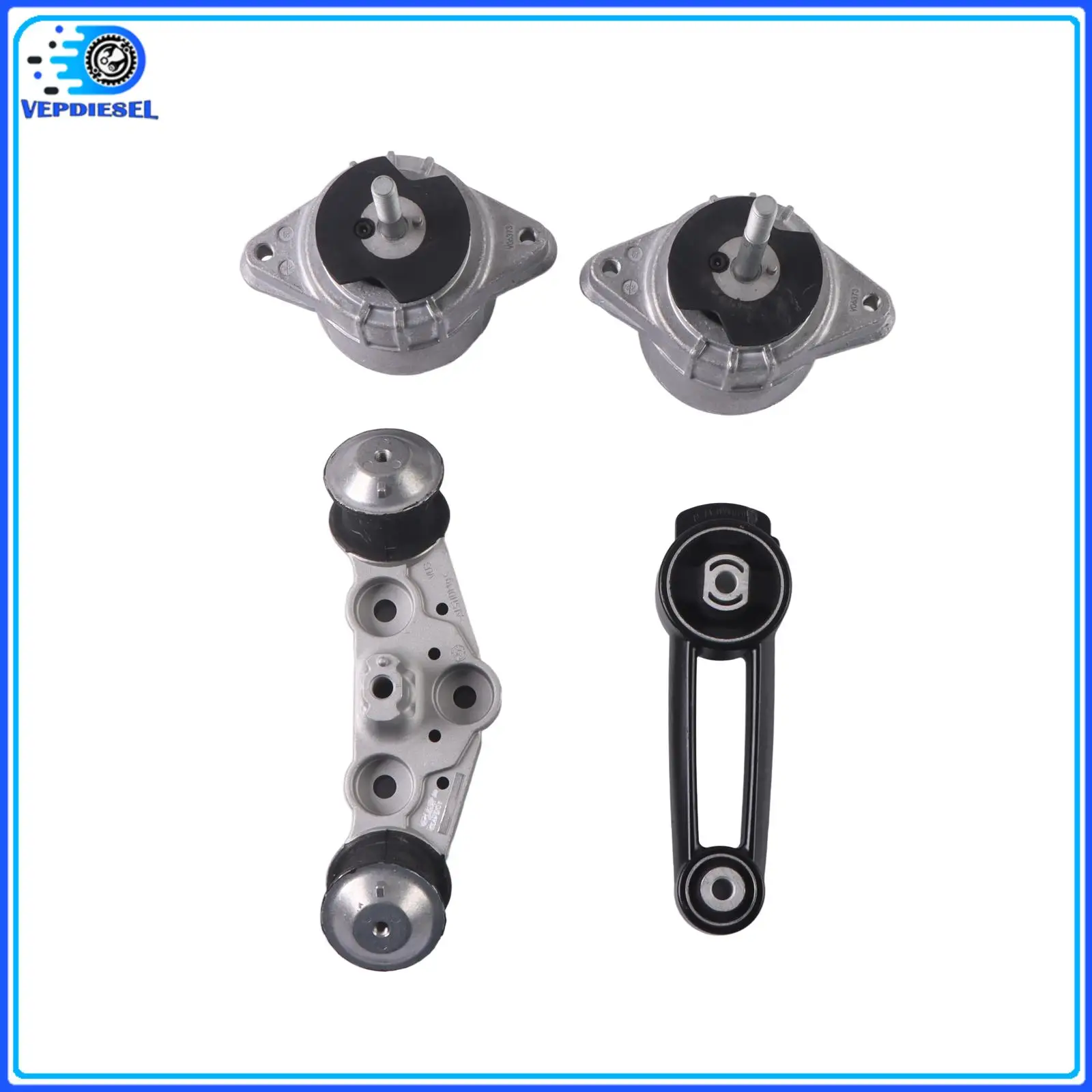 4pcs Engine Trans & Torque Strut Mount For 2011-2016 Porsche Panamera 3.0L 3.6L 94637505722 94637505822 97037511801 95537510113