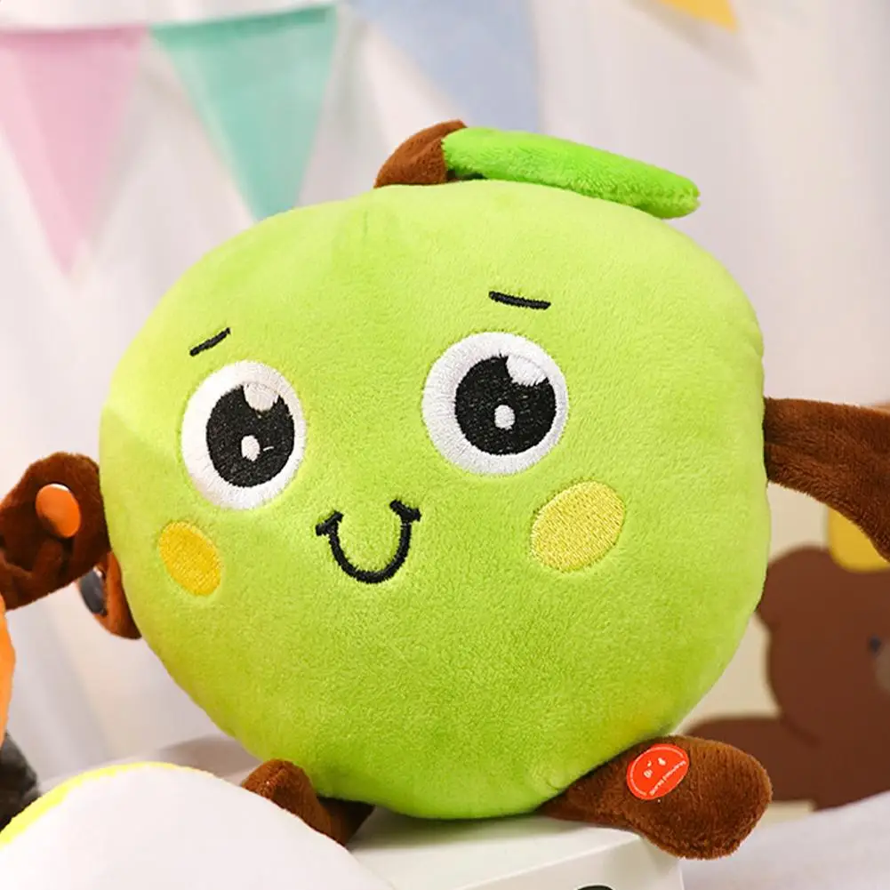 Ritmo musicale particolare creativo Bambola di peluche interattiva genitore-figlio Coltiva la capacità di percezione musicale Giocattolo di induzione di frutta di banana