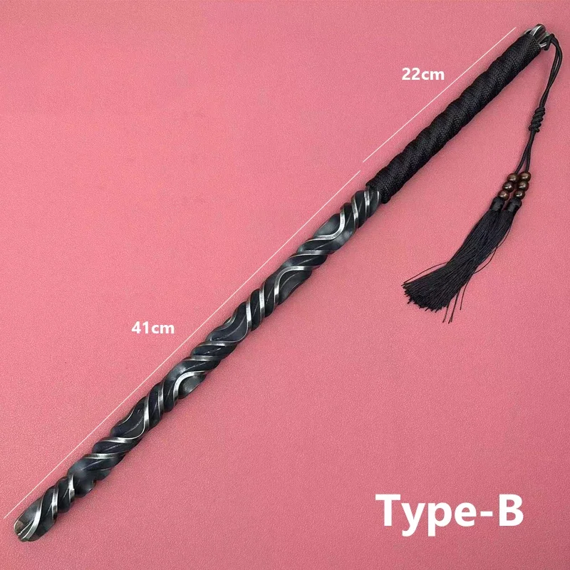 1PCS NEW Outdoor EDC Steel Filipino Short Stick Performance Training Fitness Integrated Solid Stick Car Window Breaker Tools