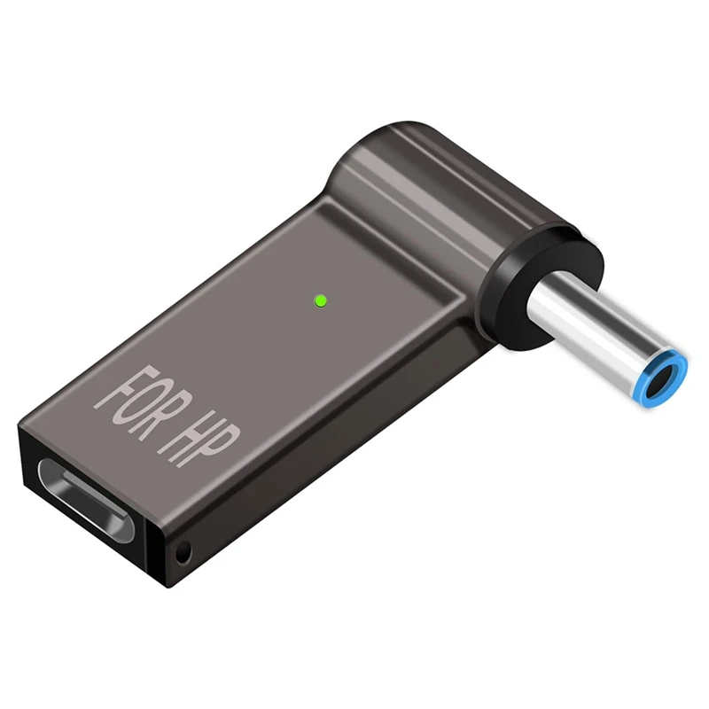 USB C To 4.5Mm Laptop Charging Adapter Female Type C To Male DC 4.5X3mm Barrel Jack Plug Converter 100W PD Power Charger