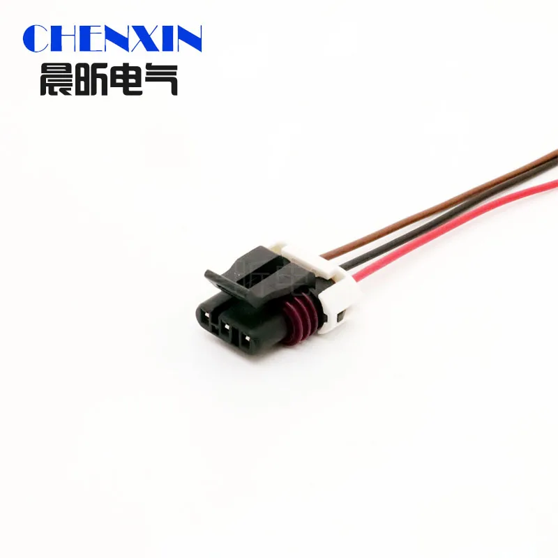 

3 Pin Way black Metri-Pack 150 female temperature Sensor Plug auto waterproof connector 12129615 12110293 with15cmwire