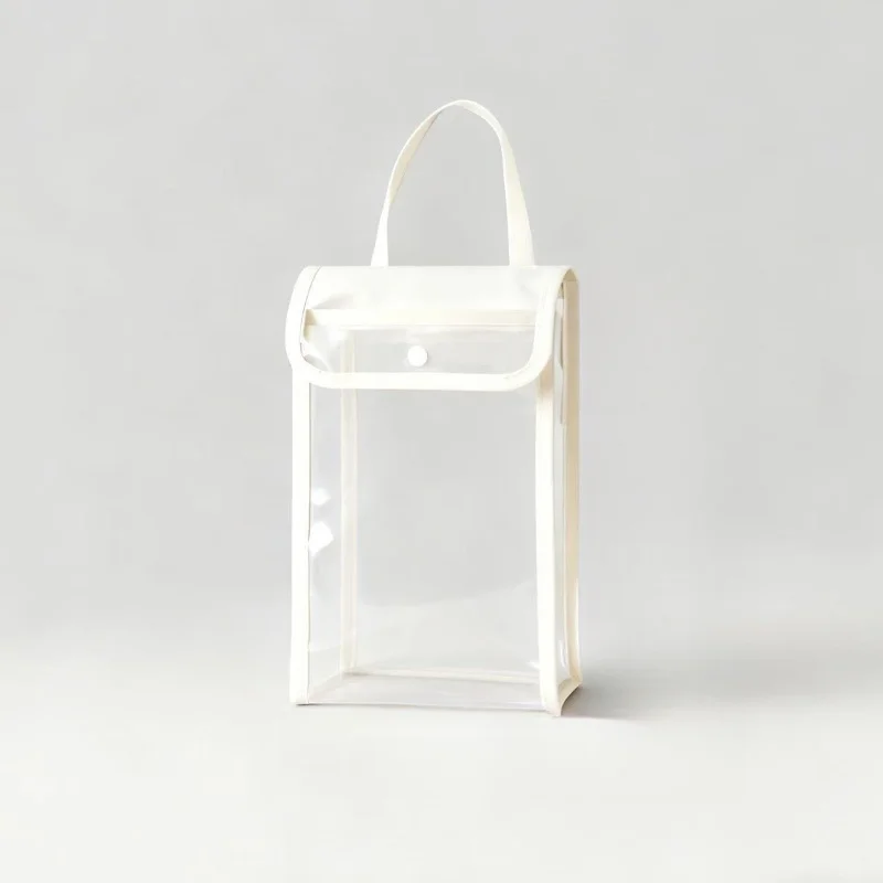 Non Woven Based Tissue Storage Bag for Kitchen Bathroom with PVC Coating and Clear Window for Effortless Monitoring