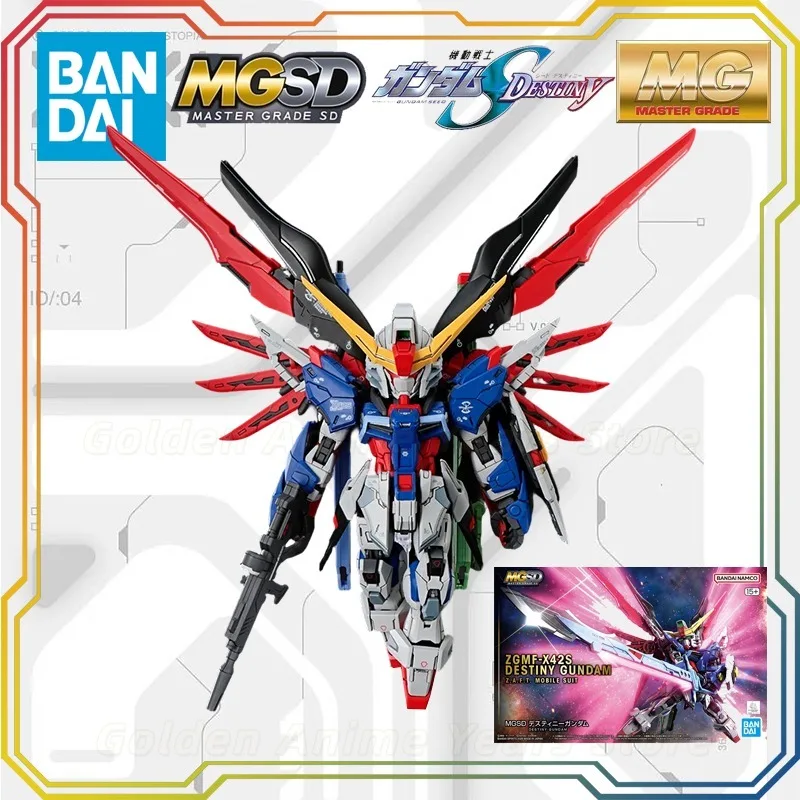 100% Genuine BANDAI SPIRITS  MGSD Kidou Senshi Gundam SEED Destiny ZGMF-X42S DESTINY GUNDAM in Stock Assembly Model Kit Gunpla