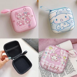 9.5x9.5cm EVA Zipper Bag Storage Case For Airpods U Disk Data Cable Bluetooth Headset Organizer Portable Earphone Box
