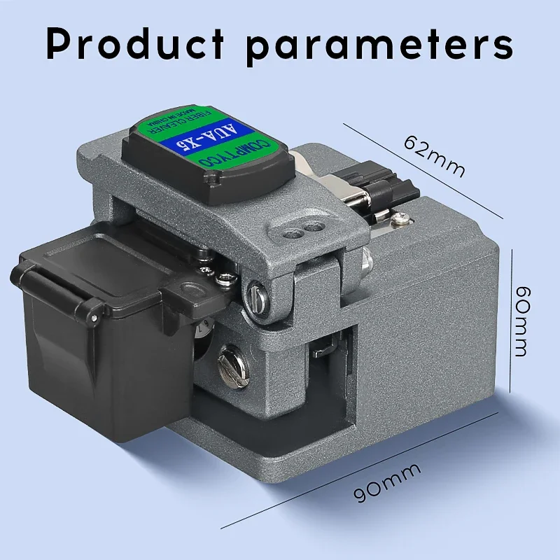 AUA-X5 COMPTYCO Hoge Precisie Vezelmes FTTH Koude Hot Melt Verbinding Optische Vezelkabel Snijmes 16-Gezicht Blade