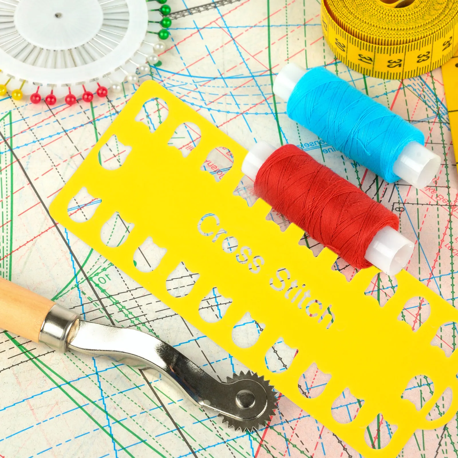 

5 pcs Embroidery ganizer Card Thread Holder Thread Holder Storage Accessories 20Positions TangleFree CrossStitch