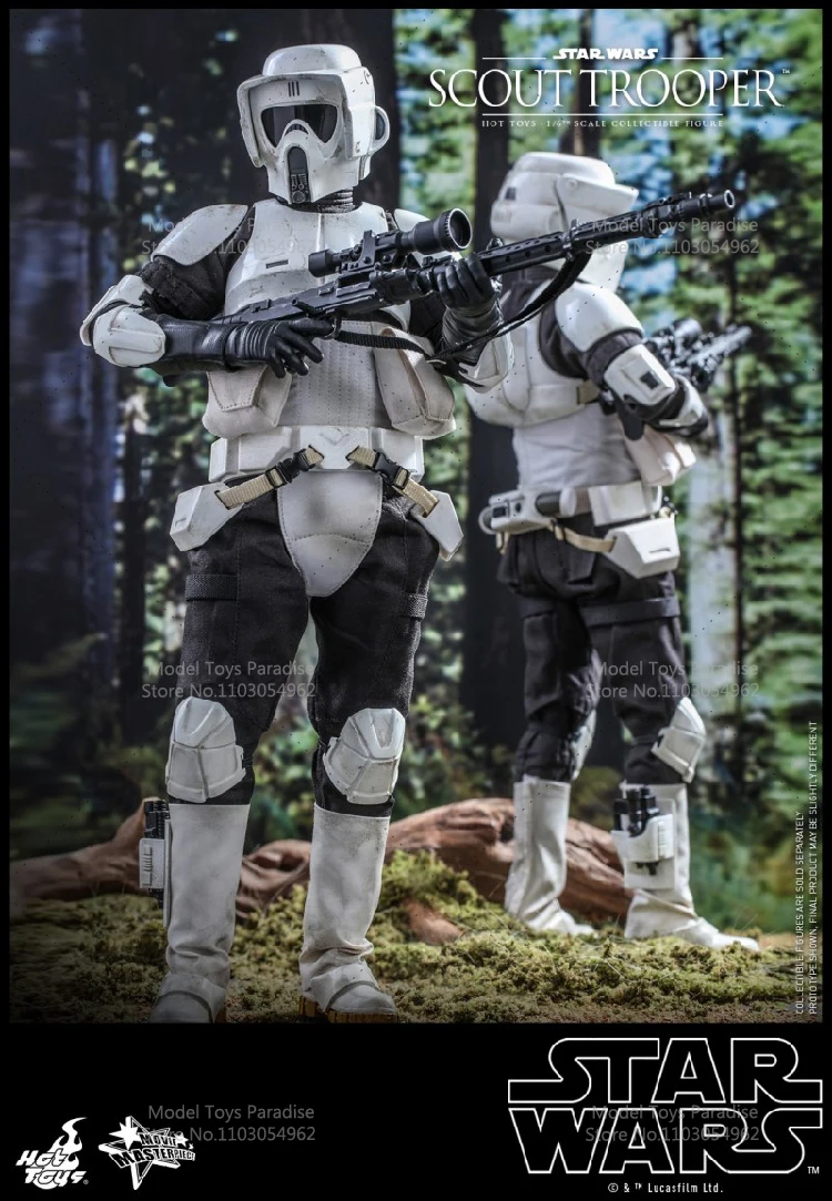 HotToys HT MMS611 1/6 Collectible Toys Scout Soldiers Star Wars: Episode VI - Return of the Jedi 12'' Action Figure Model Gifts