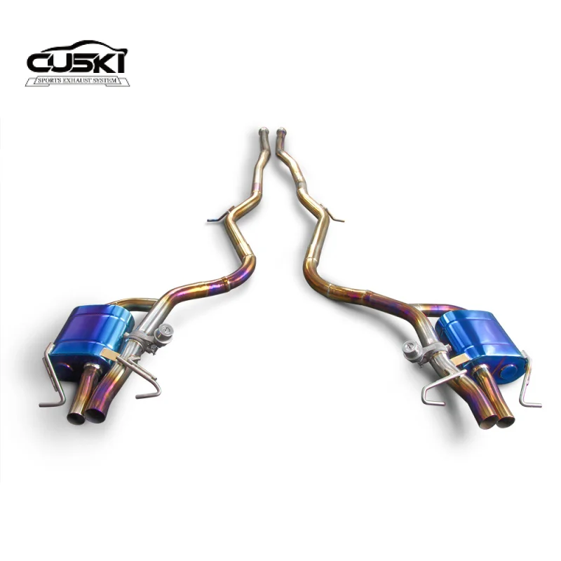 

Auto Exhaust Modification High Quality Titanium Muffler Exhaust System for Mercedes-Benz S320 S400 S450 S500 Catback Exhaust