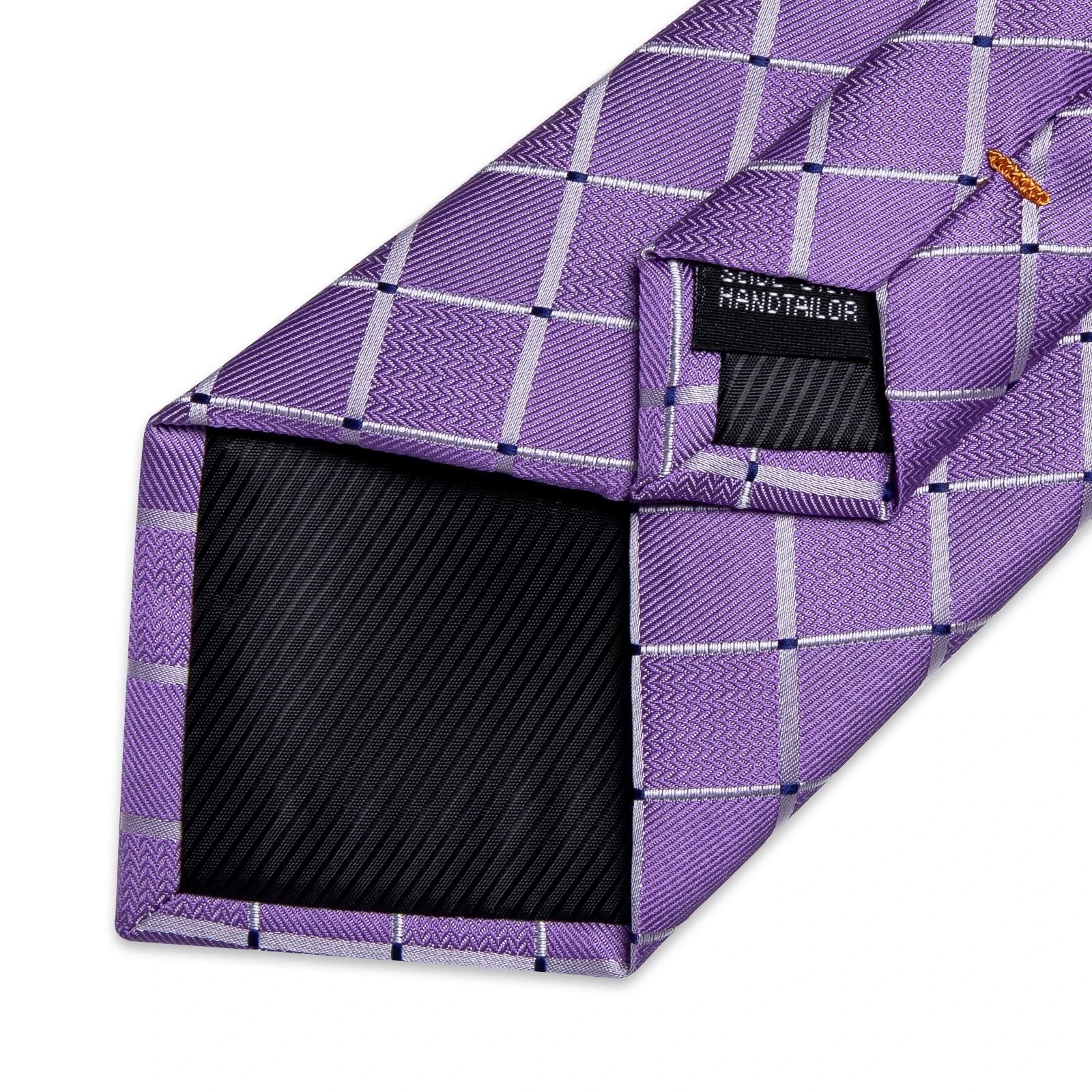 Purple Color Mens Ties Hanky Cufflinks Set Wedding Ties For Men  Business Formal Necktie Set For Men Dropshipping DiBanGu