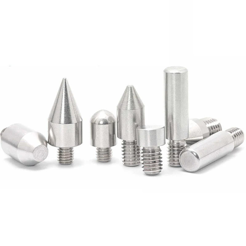 5Pcs Stainless Steel Taper Head External Thread Locating Pins Threaded Dowel Pins M3/M4/M5/M6/M8 For Precision Assembly
