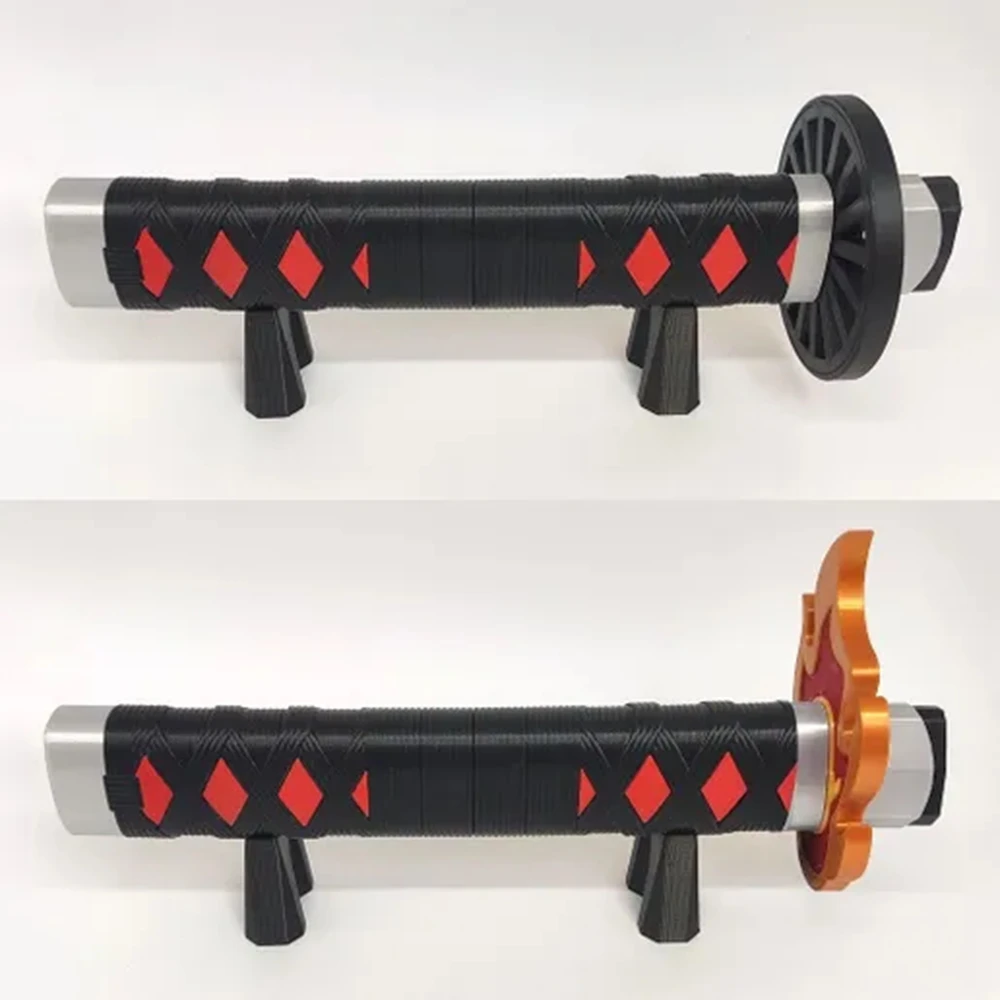 Anime Blade Sword Prop Stretchable Killer Cosplay Decompression Retractable Sword Toys Role-playing Plastic Telescopic Knife Toy