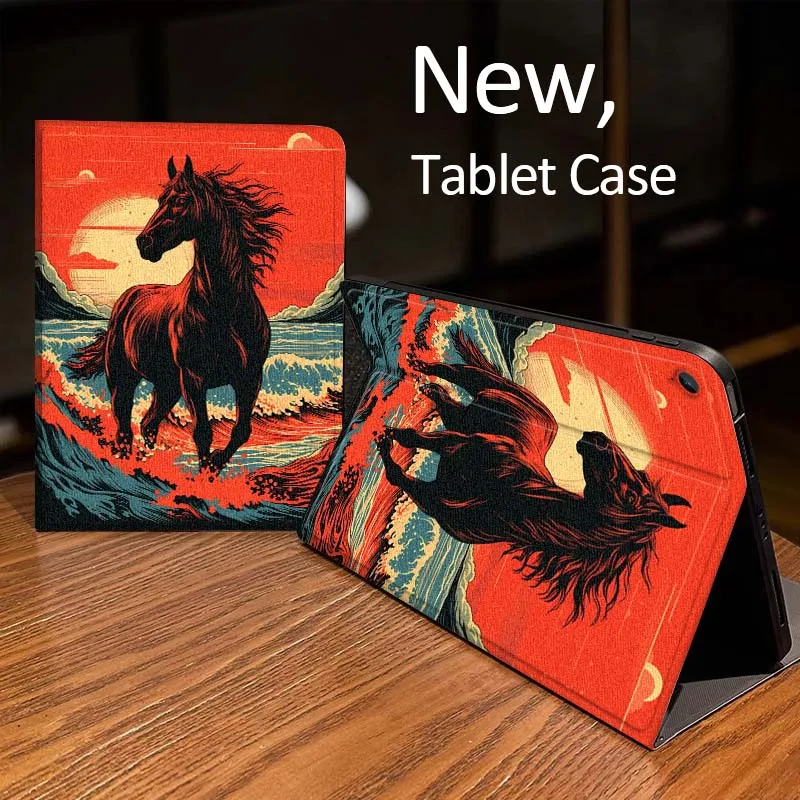 

Cartoon Anime Horse Tablet Case For Samsung Galaxy Tab A A7 A8 A9 A11 S6 S11 Lite Plus 10.1 10.4 10.5 Inch