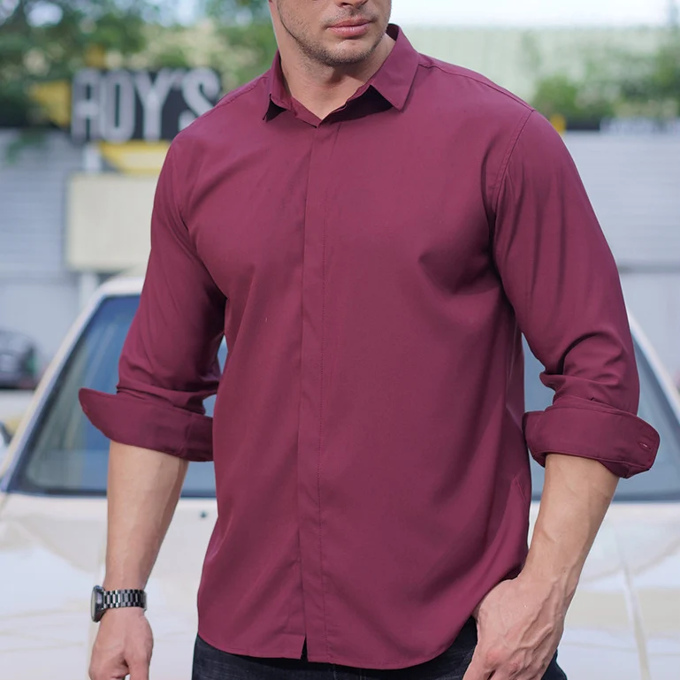 68-175kg Men\'s Long Sleeve Shirt Casual Oversized Loose Shirt Plus Size Business Shirt Big Size Male Tops