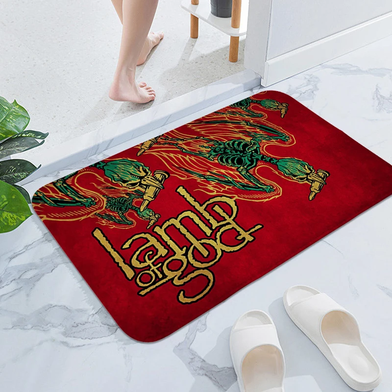 

Kitchen Treadmill Rugs A-Lamb Of Gods Sleeping Room Rugs Entrance of House Entrance Mat Aesthetic Veranda Floor Mat Bathmat