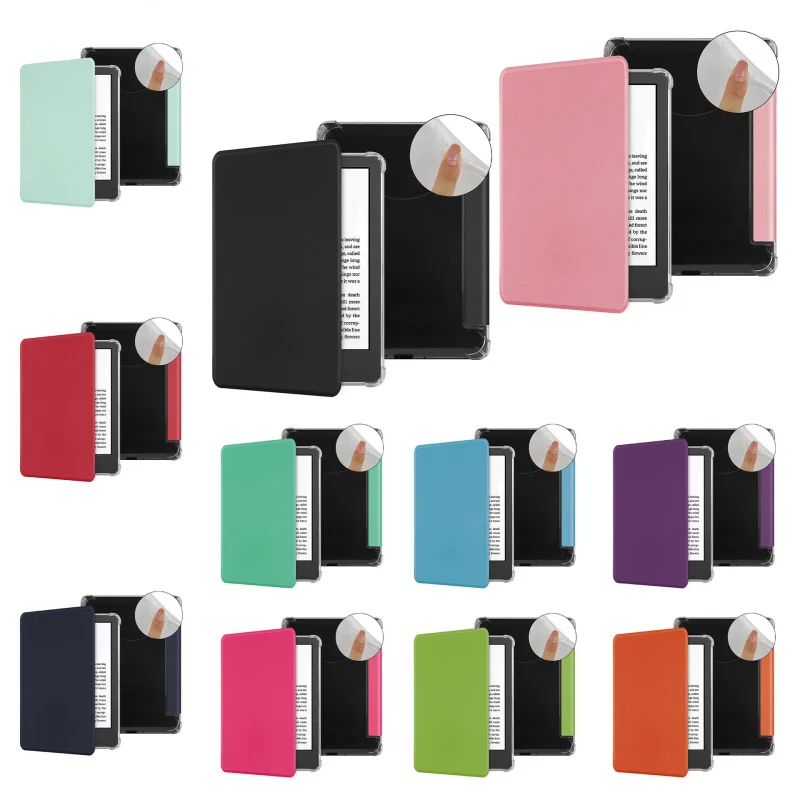 

Подходит для Kindle 11-го поколения, 6 дюймов, 2022/2024, универсальный прозрачный мягкий защитный чехол из TPU.