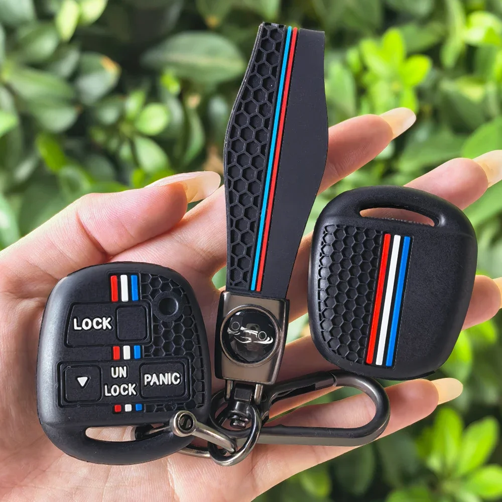 Car Key Case Cover Holder for Lexus GX470 RX350 ES300 for Toyota Land Cruiser Camry Corolla FJ Car Key Cover Case Keychain