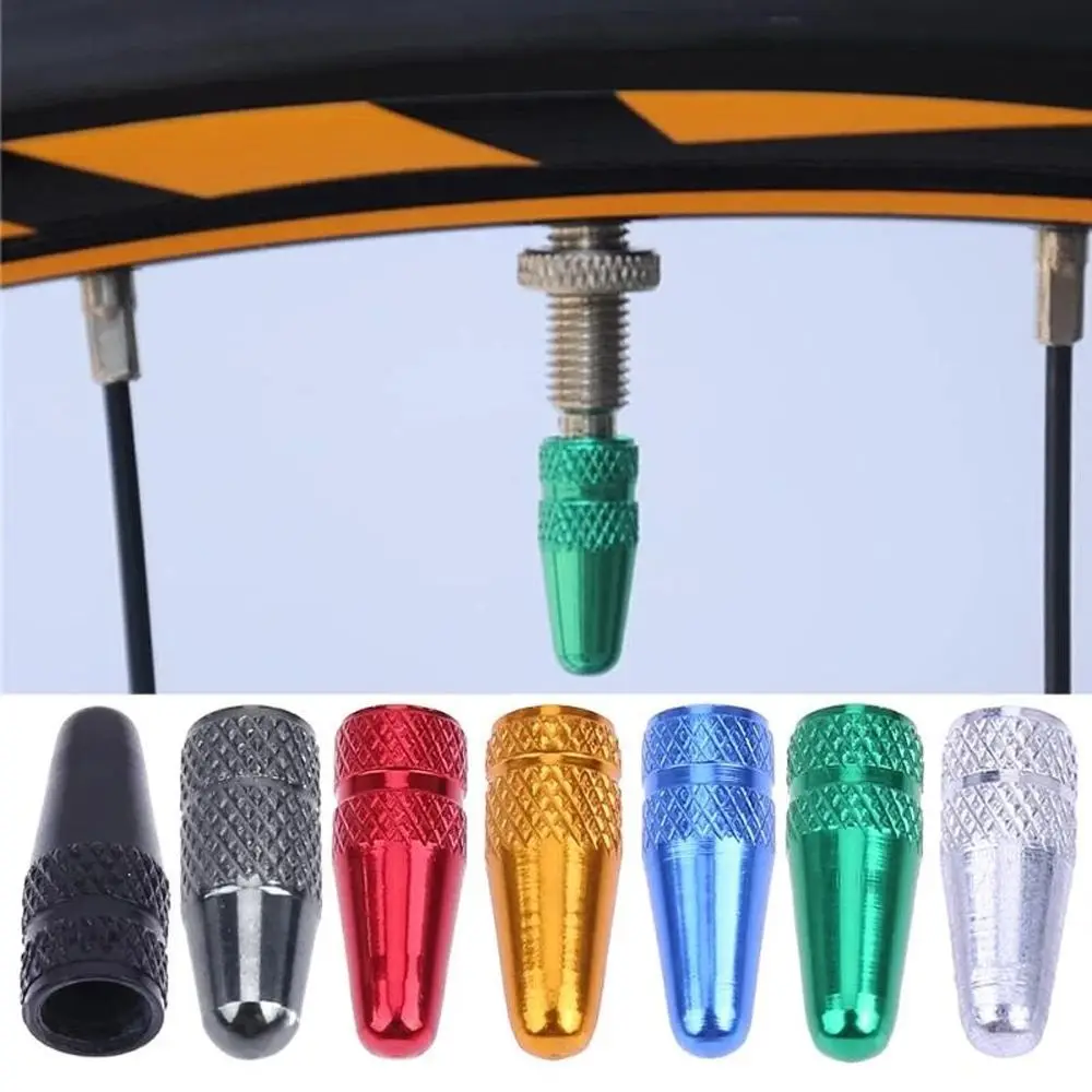 4Pcs Aluminum Alloy Road MTB Track Racing Bike Tube Tyre Bicycle Tire Wheel FV French Valve cap Presta AIR Valve Caps