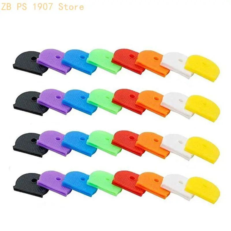 32x for Key Caps Label Silicone Coding Multi-color for Key Identifier Ta 55KA