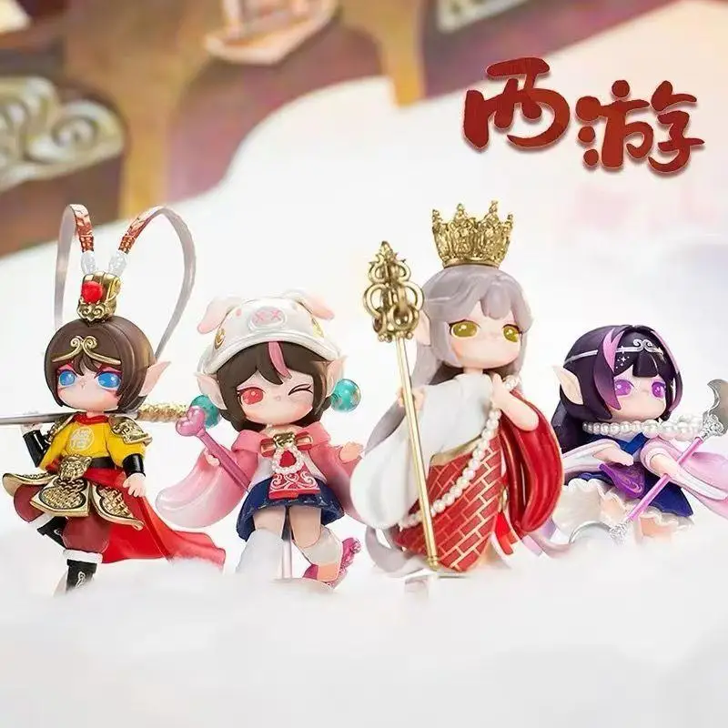 

Аутентичная серия «Путешествие на Запад», аутентичная слепая коробка в китайском стиле, подарок на день рождения для девочек, Wukong Tang Monk