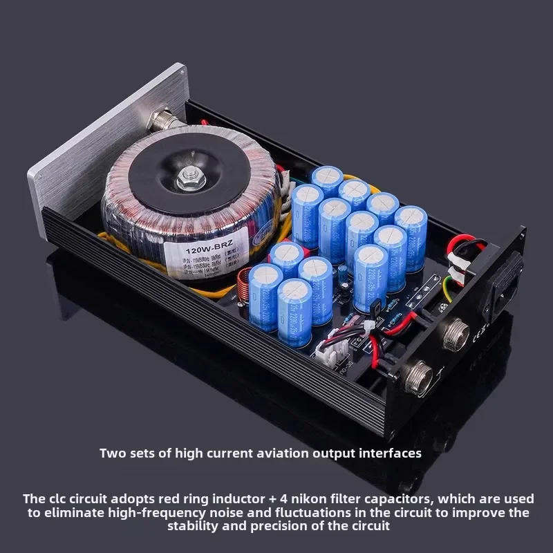 BREEZE 120W DC Linear Stabilized Power Supply DC Output 5V-24V Voltage Optional Default 12V Hard Disk Box NAS Circuit