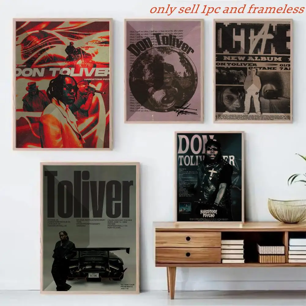 Don Toliver singer Poster HD Poster Wall Art interior Hallway Home Decoration Holiday Gifts