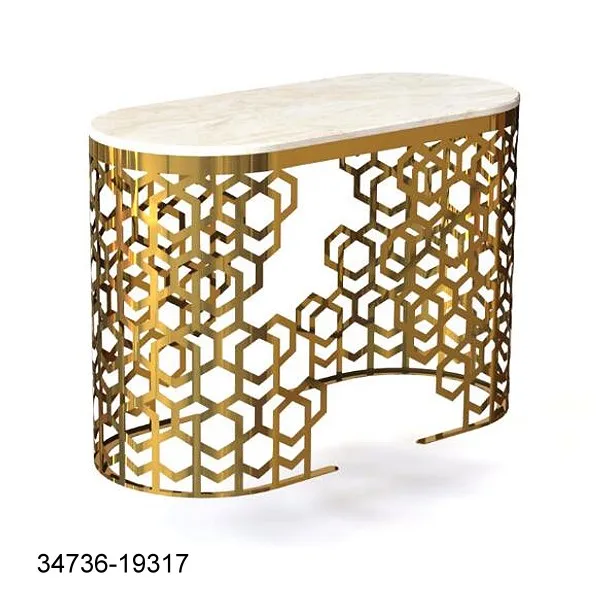 Hot Sale Stainless Steel Coffee Table Set 34736-19116A/B