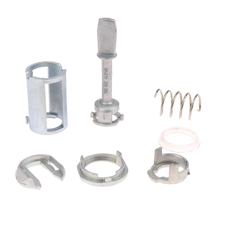 جديد 7 قطعة/المجموعة قفل الباب المعدني اسطوانة برميل طقم تصليح OE 3B0 837 167/168 لملحقات اسطوانة قفل السيارة #6