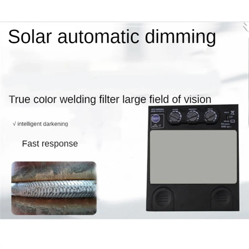 BHTS-Welding Lens Solar Automatic LCD Dimming Welding Helmet Filter Goggles Welding Lens Panel Replacement Filter