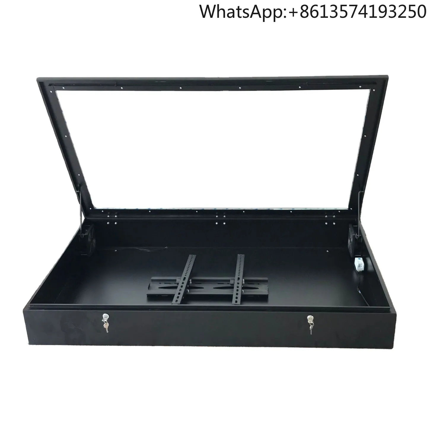 

75 Inch Outdoor Waterproof TV Enclosure Galvanized Steel Weatherproof Display Protector Distribution Box for Outside Use