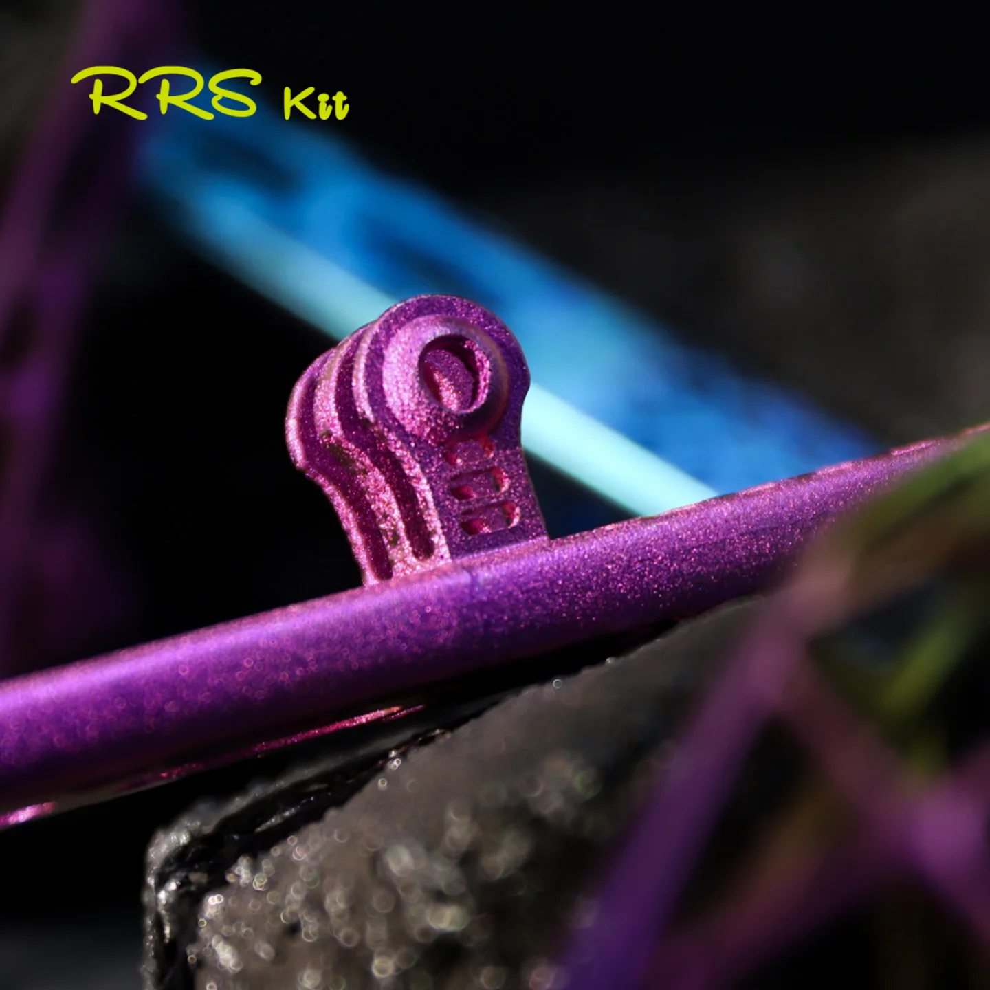 RRSKIT チタン合金 3D プリント自転車コンピュータカラフルな拡張ブラケットガーミンユニバーサルベース Gopro ランプホルダー