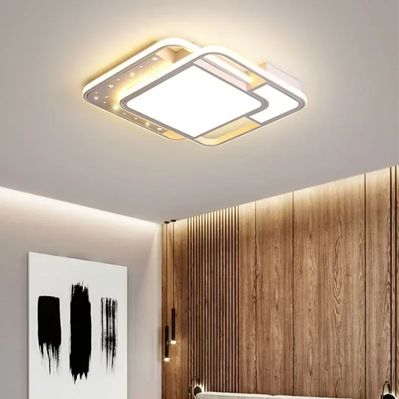 Moderne Led Plafondlamp Voor Slaapkamer Woonkamer Eetkamer Gangpad Studie Plafond Kroonluchter Indoor Home Decor Verlichtingsarmatuur Glans