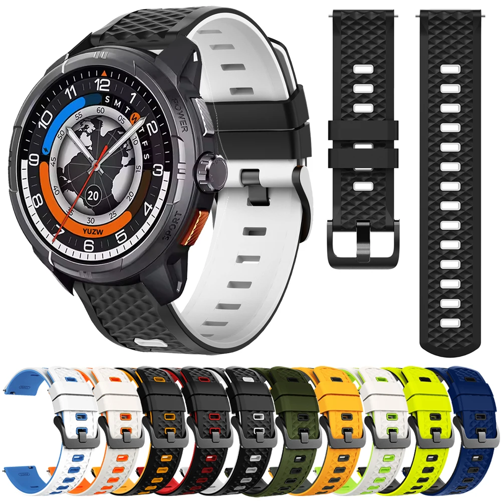 22 mm Uhrenarmband für HAYLOU Solar Ultra Smartwatch-Armband für Haylou Watch 4 4S GPS/LS02 Pro/R8/S6/Solar 5/RT3 Mann und Frau Bands