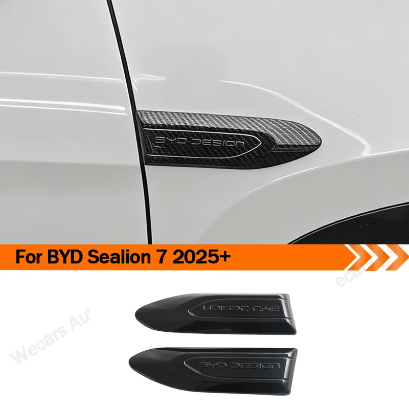 

Для BYD Sealion 7 2025 + боковая защита крыла, накладка из АБС-пластика, декоративная наклейка на крышку, внешнее обновление, автомобильные аксессуары