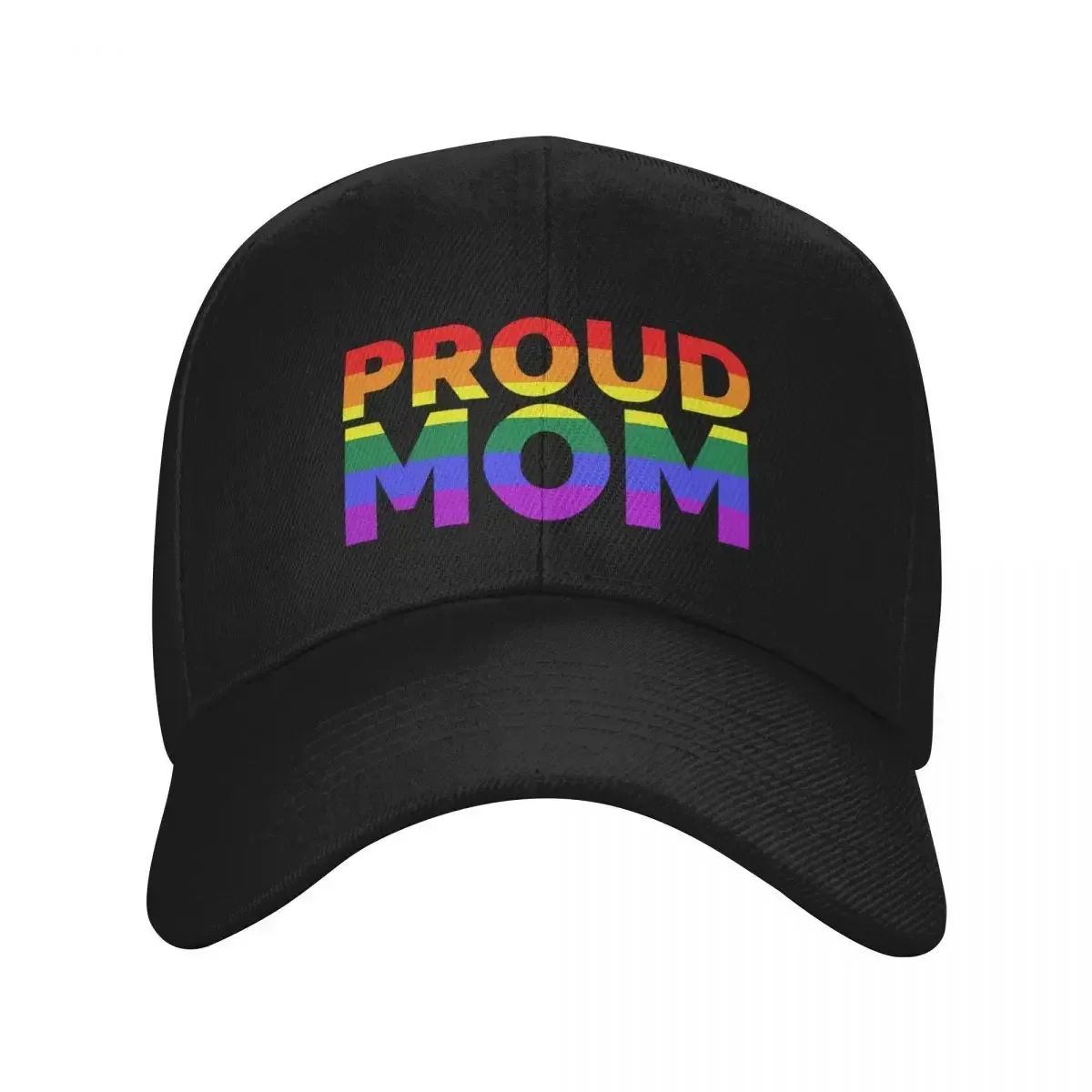 2026 Proud Mom Rainbow Pride LGBT Flag Color Baseball Cap Derby Hat Hat Men Hiking Hat Birthday Women's Beach Outlet Men's