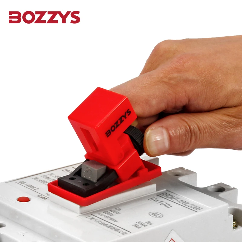 Single-pole and Internal-trip Multi-pole 480 600 Volt Clamp-On Circuit Breaker Lockout Device