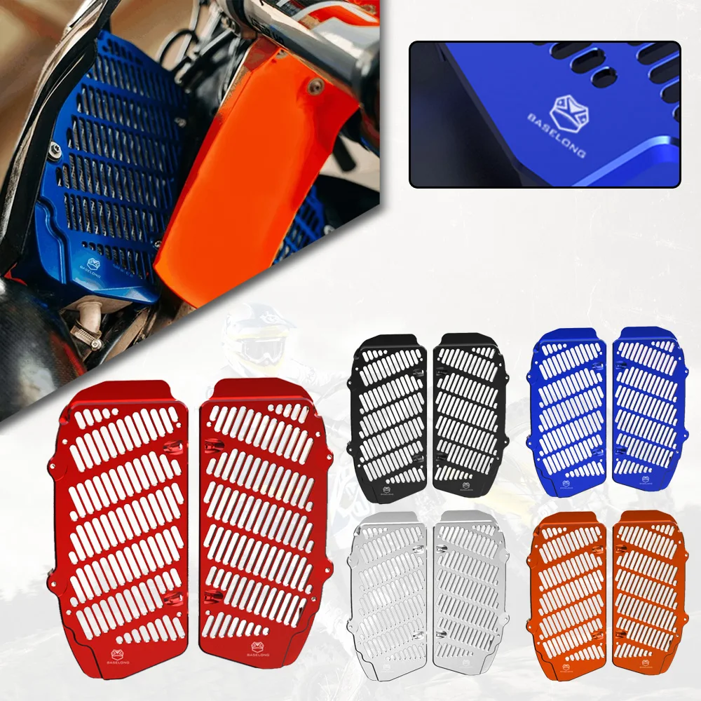 CNC Radiator Grille Guard Cover Protector FOR GASGAS EC300 EX250 EX300 EX350F EX450F EC250 2021 2022 2023 Accessories Motocross