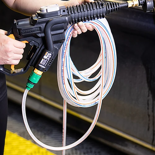 Pistola lavadora con batería de 5M para uso doméstico, lavadora de coche de alta presión con manguera y kit de filtro