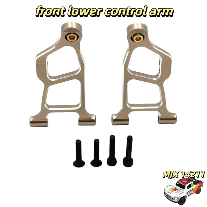 MJX Front Lower Suspension Arm 1 14 Scale 14211 Aluminum Metal Upgraded Parts For Rc Remote Control Car Modification