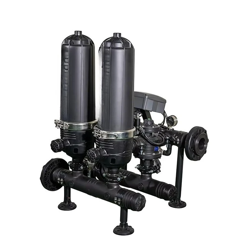 Automatic backwash disc filtration system for filtering fish manure in fish ponds