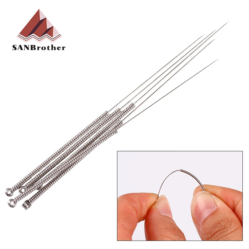 5/10PCS Nozzle Cleaning Needle Special Drill Cleaner Stainless Steel For MK8 V6 nozzle Through Holes 0.2-0.4mm 3D printer parts