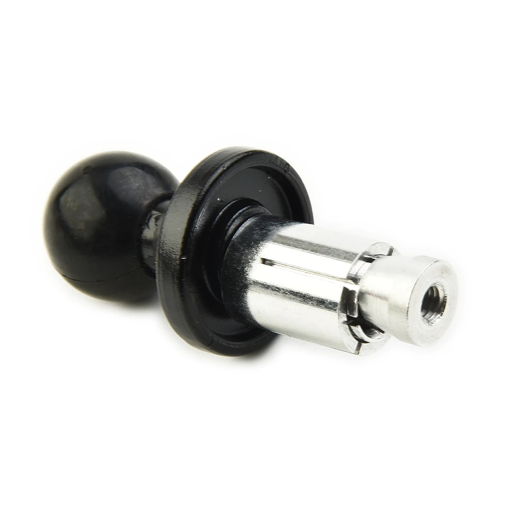 Part Ball Head Kit Practical Quality Black Aluminum Alloy Mount Fork Stem Base Set Motorcycle Bike for durable New