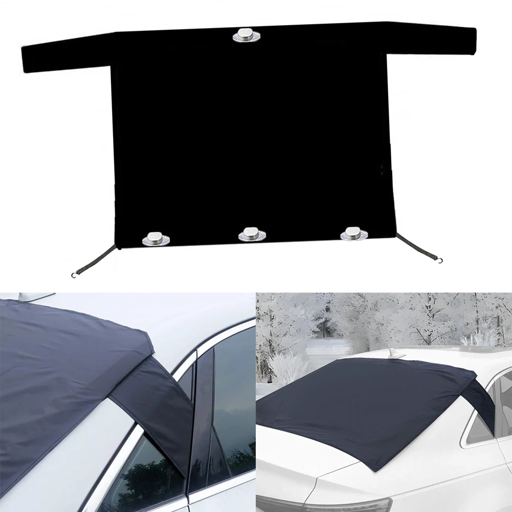 Easily Foldable Car For Rear Window Cover Space Saving Design Offering Year Round Utility Against Weather Damage